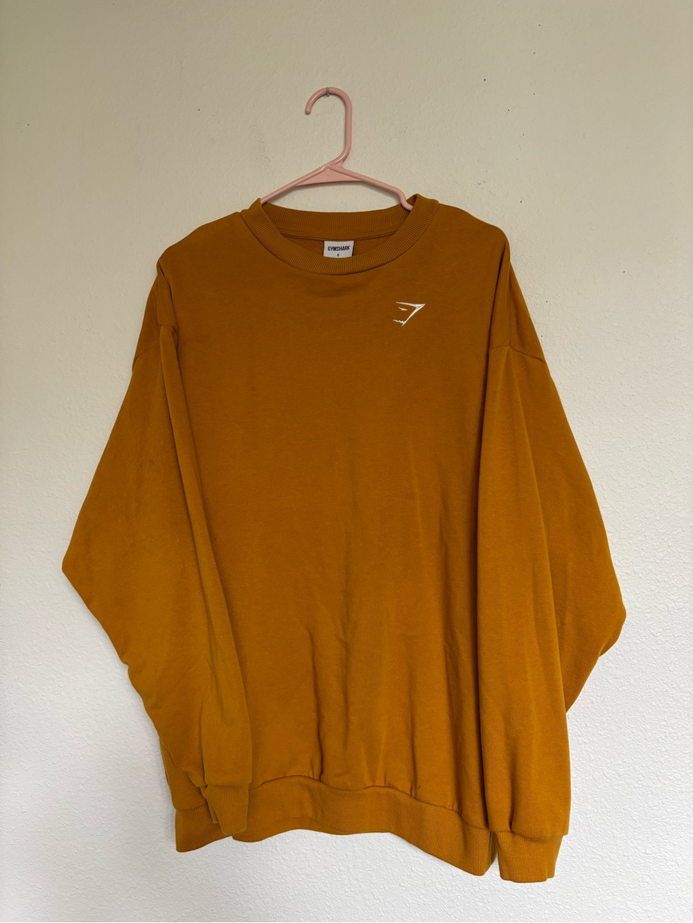 Gymshark Men’s Ochre Crewneck Sweatshirt